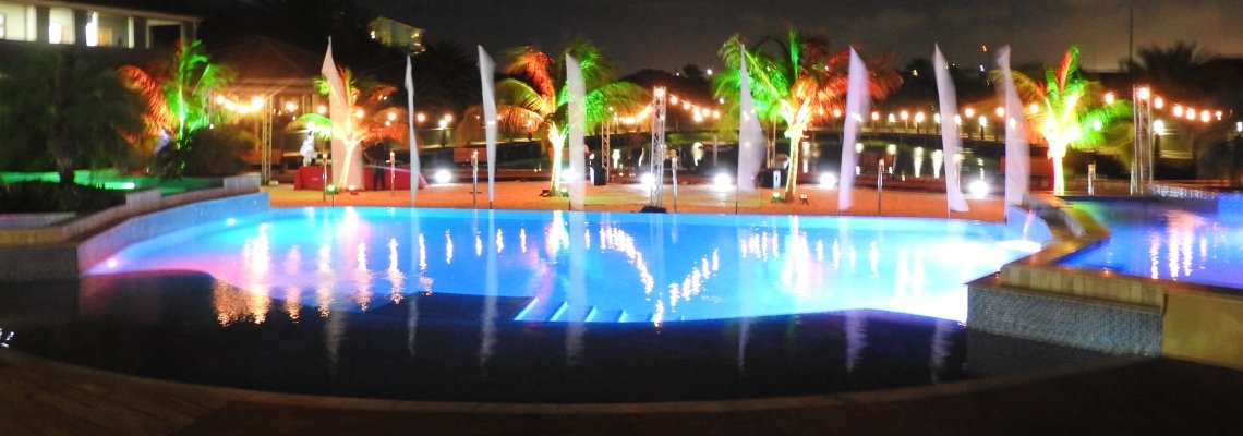 Curaçao, Acoya, zwembad